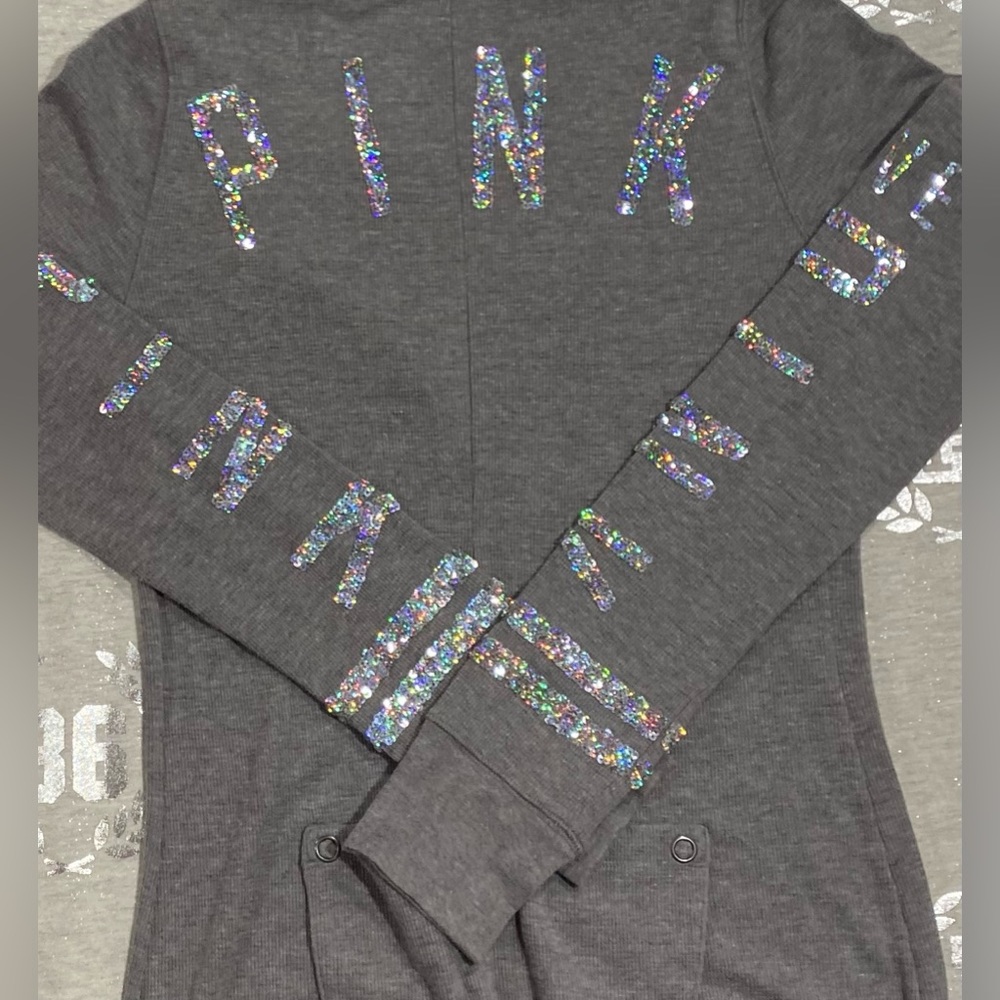 VS PINK VINTAGE BLING ONESIE